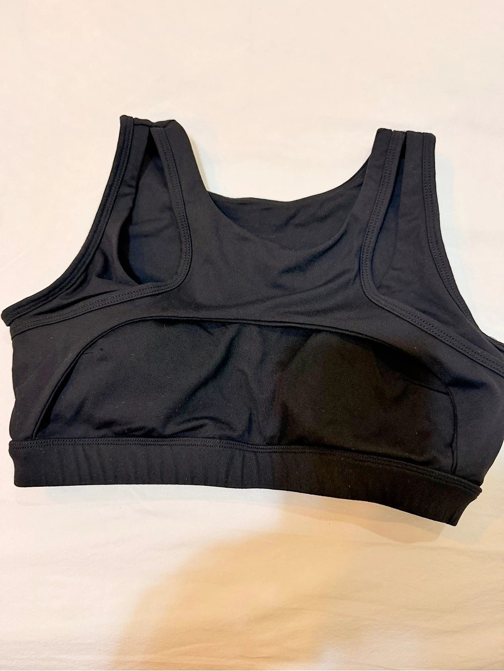 Women’s sexy cutout back-shaping tube top bras vest for running Size Medium